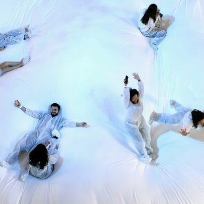 Anya Hindmarch creates "world's largest bean bag" for London Fashion Week