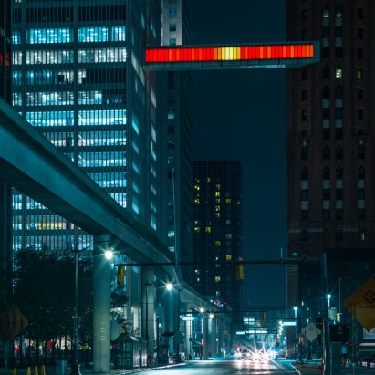 Detroit Skybridge by Phillip K Smith III
