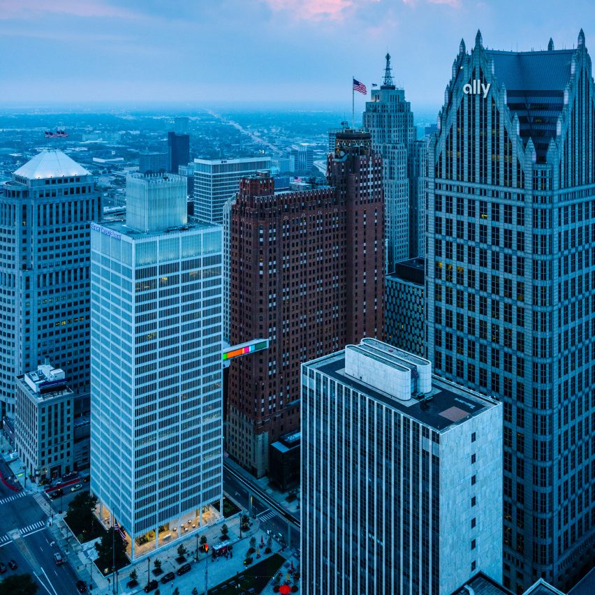 Detroit Skybridge by Phillip K Smith III