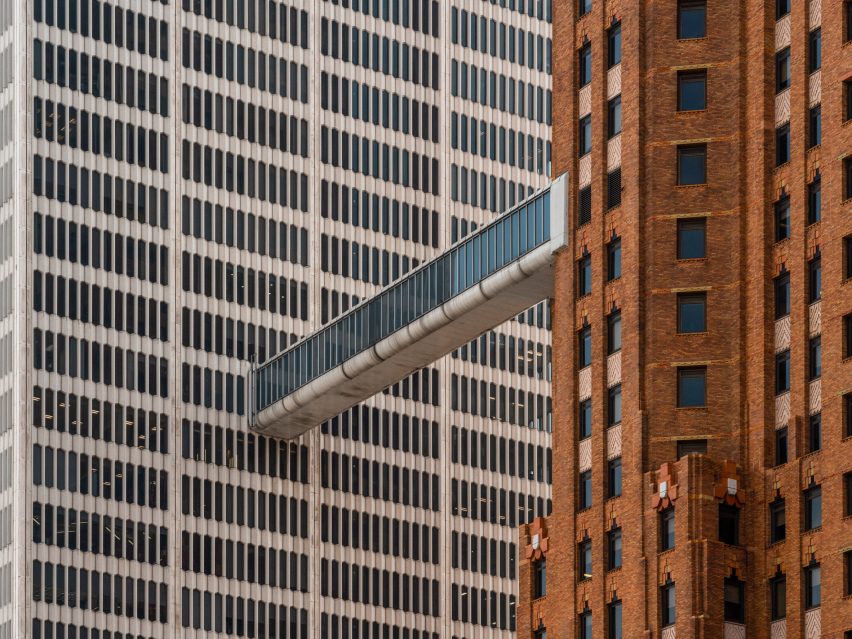Detroit Skybridge by Phillip K Smith III