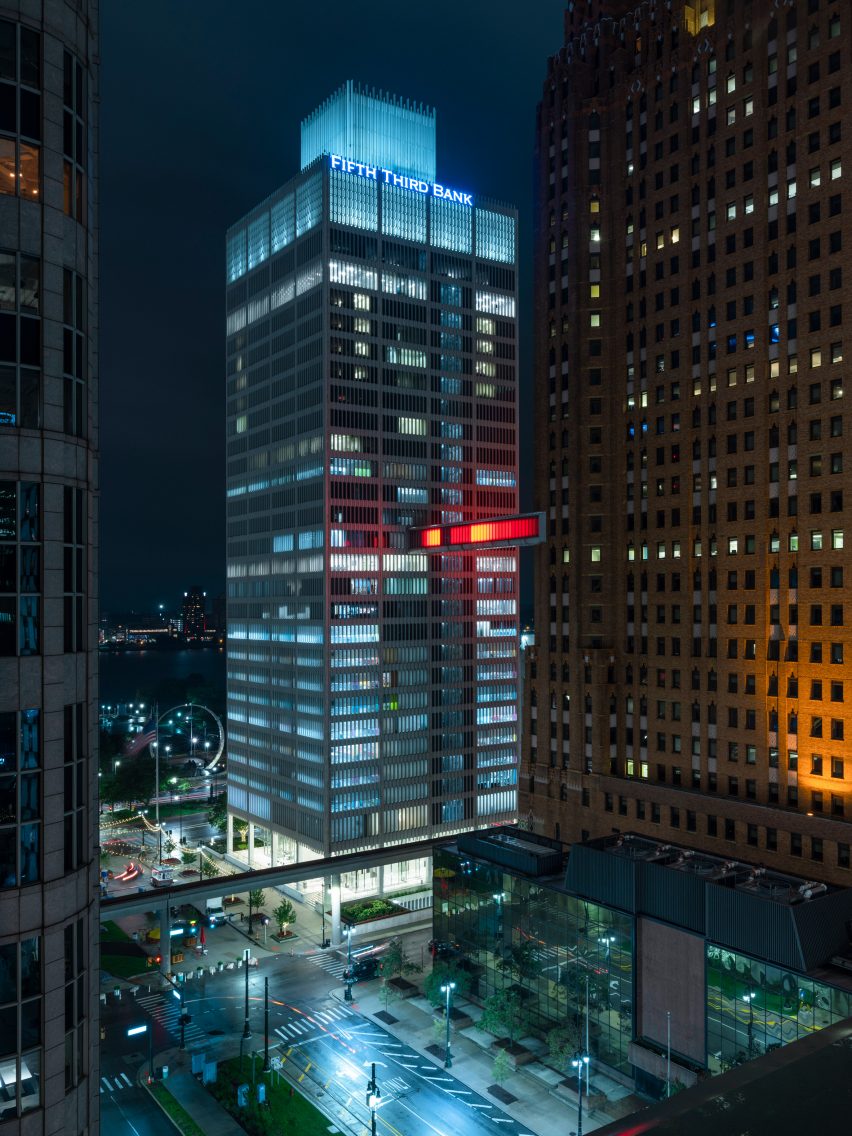 Detroit Skybridge by Phillip K Smith III