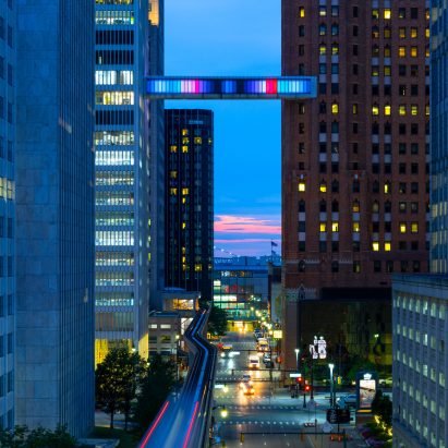 Detroit Skybridge by Phillip K Smith III
