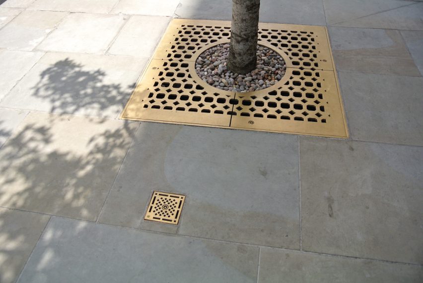 Monolithic street furniture for London's Selfridges by Djao-Rakitine
