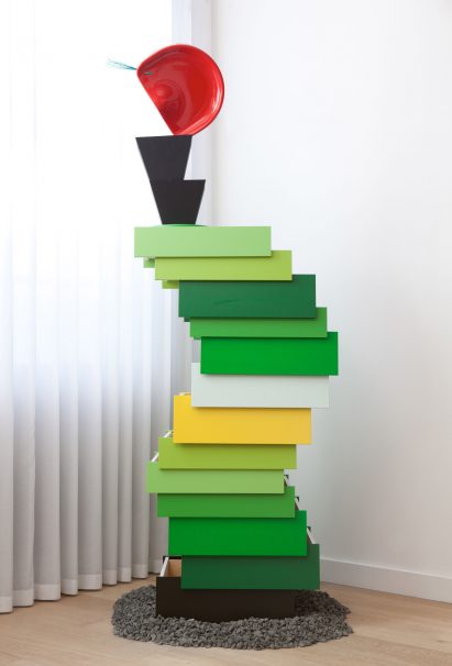 Lorenzo Vitturi repurposes Established & Sons furniture for sculptural installation