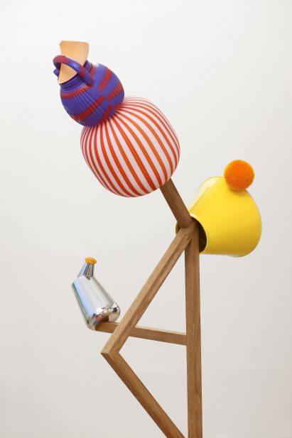 Lorenzo Vitturi repurposes Established & Sons furniture for sculptural installation