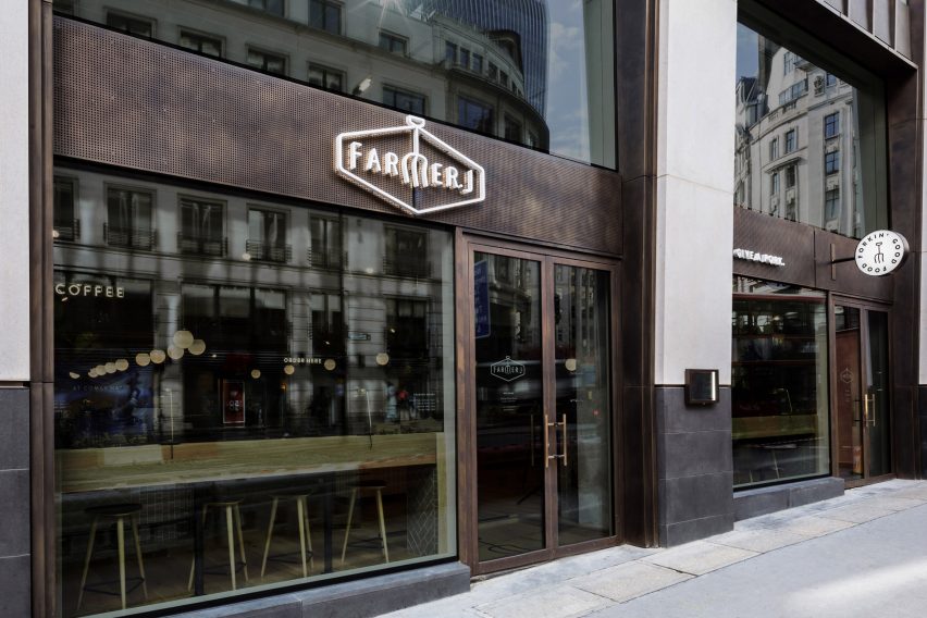 London's Farmer J restaurant by Biasol