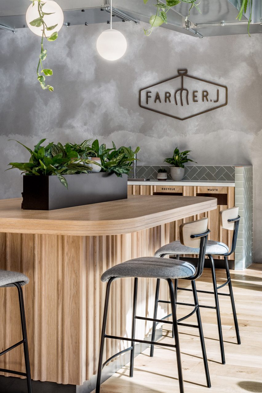 London's Farmer J restaurant by Biasol