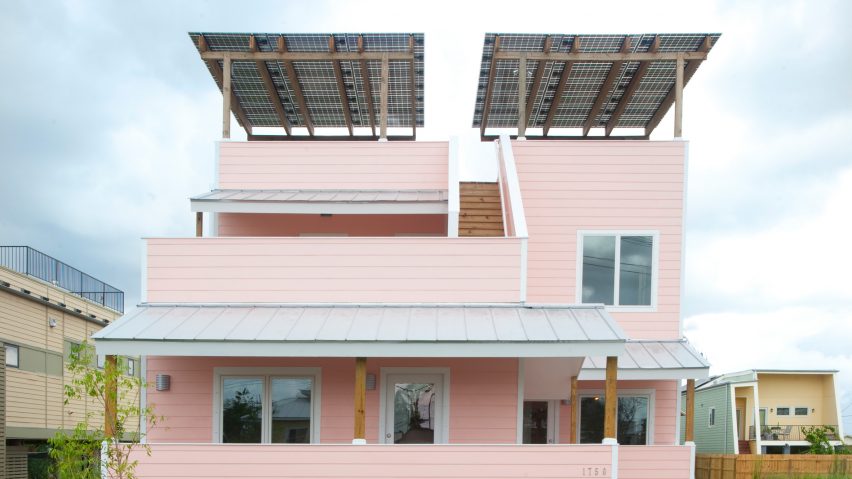 Frank Gehry duplex for Brad Pitt's Make It Right foundation