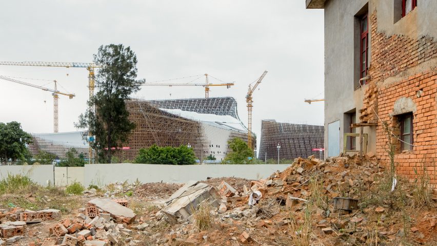 Marc Goodwin captures PES-Architects’ vast Cultural Centre under construction in China