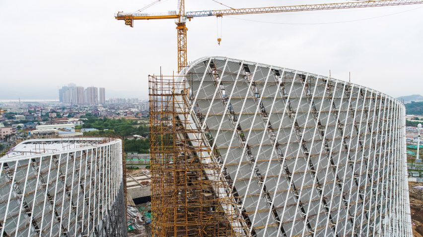 Marc Goodwin captures PES-Architects’ vast Cultural Centre under construction in China