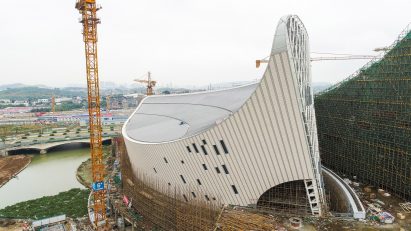 Marc Goodwin captures PES-Architects’ vast Cultural Centre under construction in China