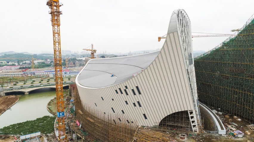 Marc Goodwin captures PES-Architects’ vast Cultural Centre under construction in China