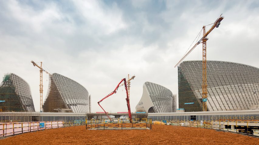 Marc Goodwin captures PES-Architects’ vast Cultural Centre under construction in China