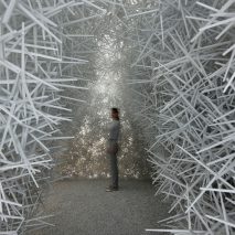 ICD Aggregate Pavilion 2018 is made from 120,000 interlocking stars