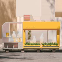 Space10 envisions future of self-driving cars as farms, hotels and clinics on wheels