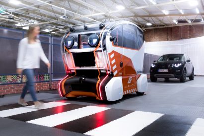 Jaguar Land Rover's prototype driverless car