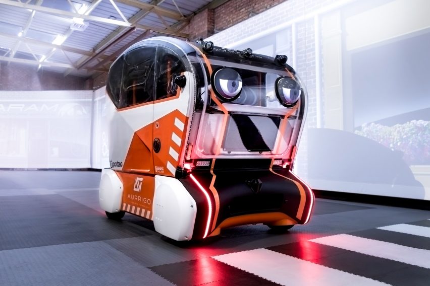 Jaguar Land Rover's prototype driverless car