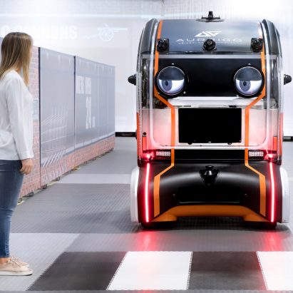Jaguar Land Rover's prototype driverless car