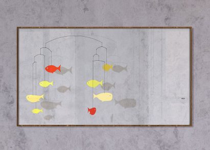 Kinetic Decor by Swift Creatives wins Dezeen and Samsung's TV Ambient Mode design competition