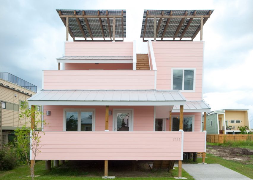 Frank Gehry duplex for Brad Pitt's Make It Right foundation