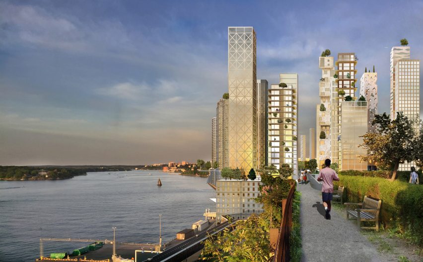 Timber skyscrapers by Anders Berensson Architects