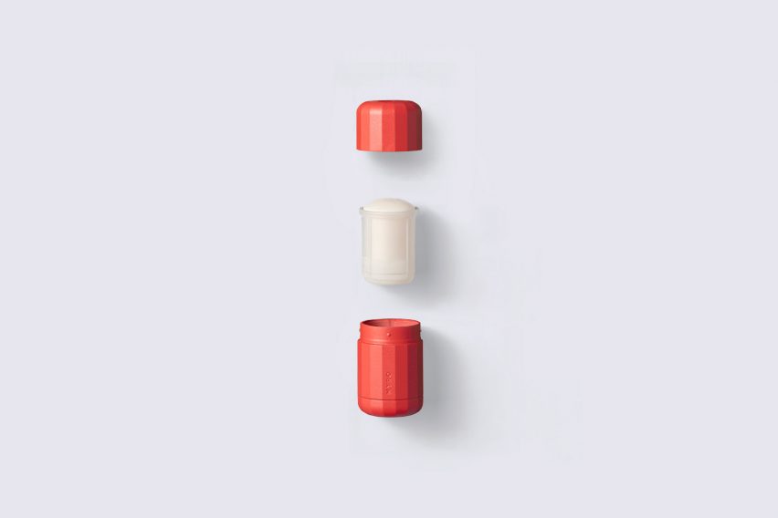 Myro's refillable deodorant system by Visibility