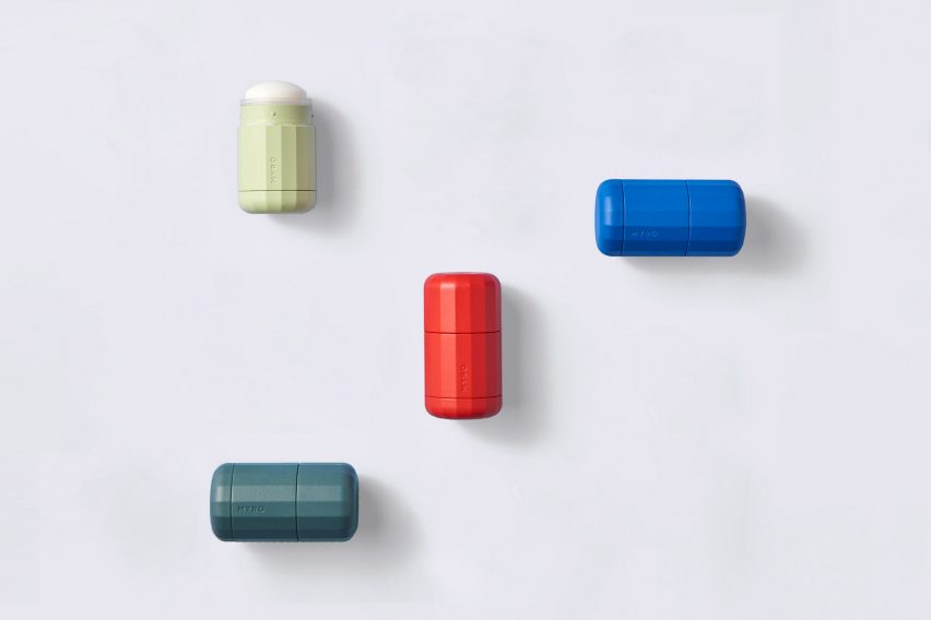Myro's refillable deodorant system by Visibility