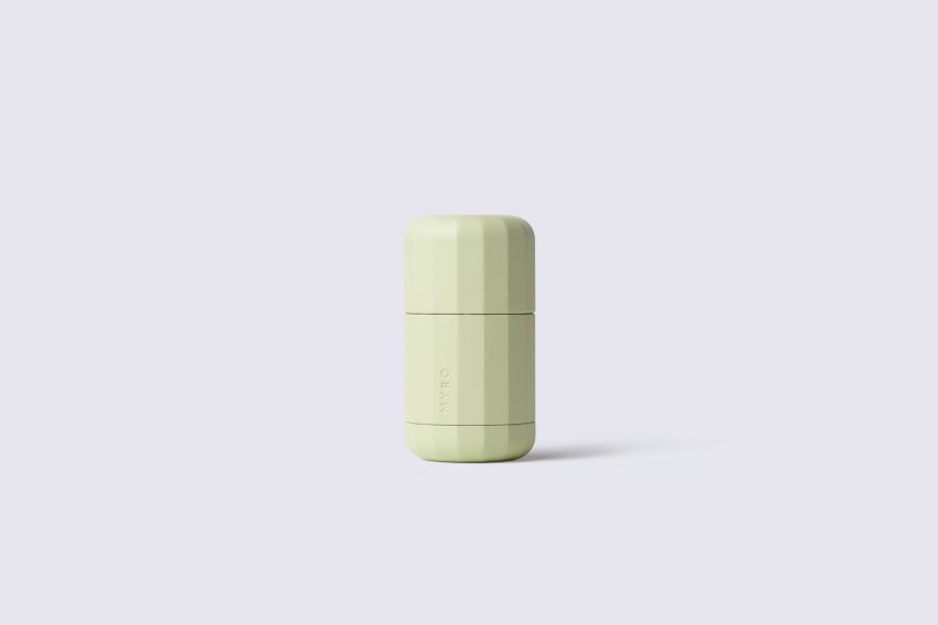 Myro's refillable deodorant system by Visibility