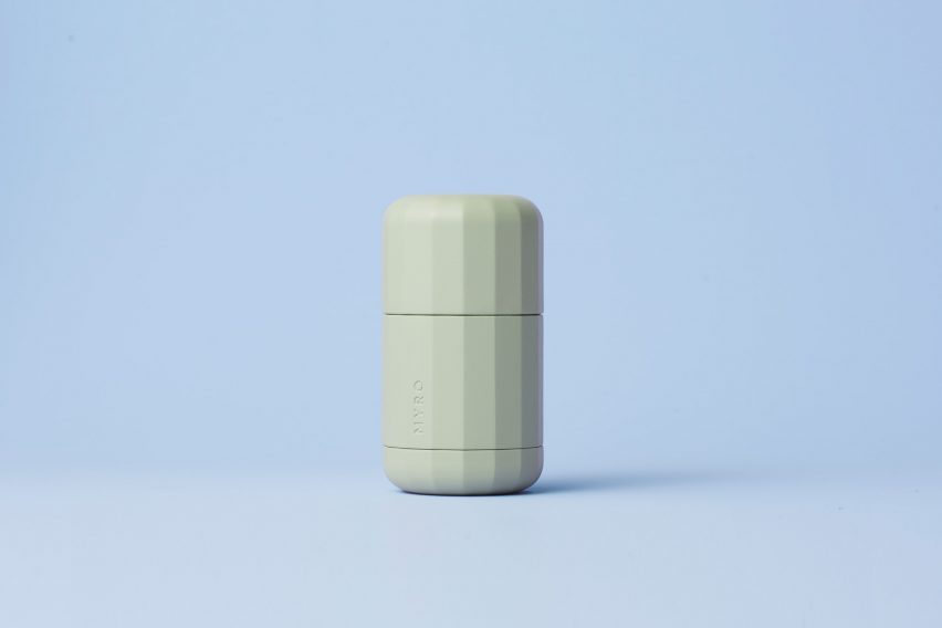 Myro's refillable deodorant system by Visibility