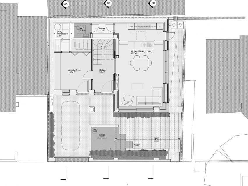 Ambleside Avenue by Pace Jefford Moore Architects