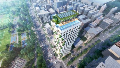Qorner by Safdie Architects