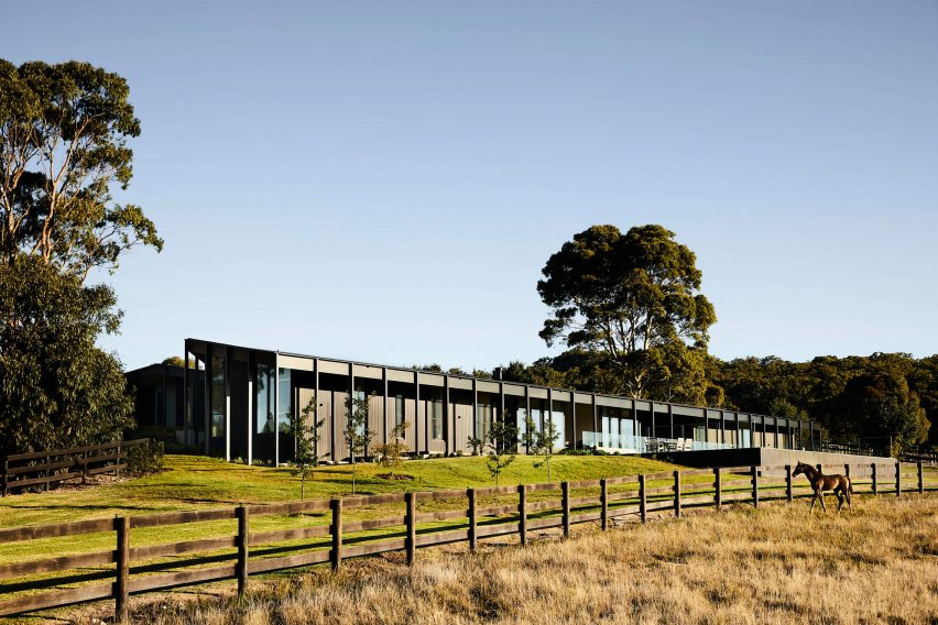 Carr's Red Hill Farm House is inspired by modernism and agricultural architecture