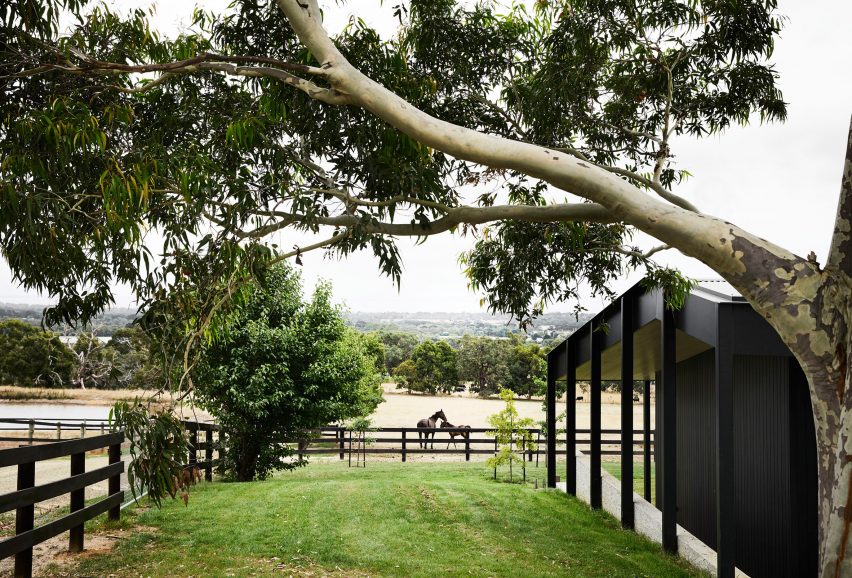 Carr's Red Hill Farm House is inspired by modernism and agricultural architecture