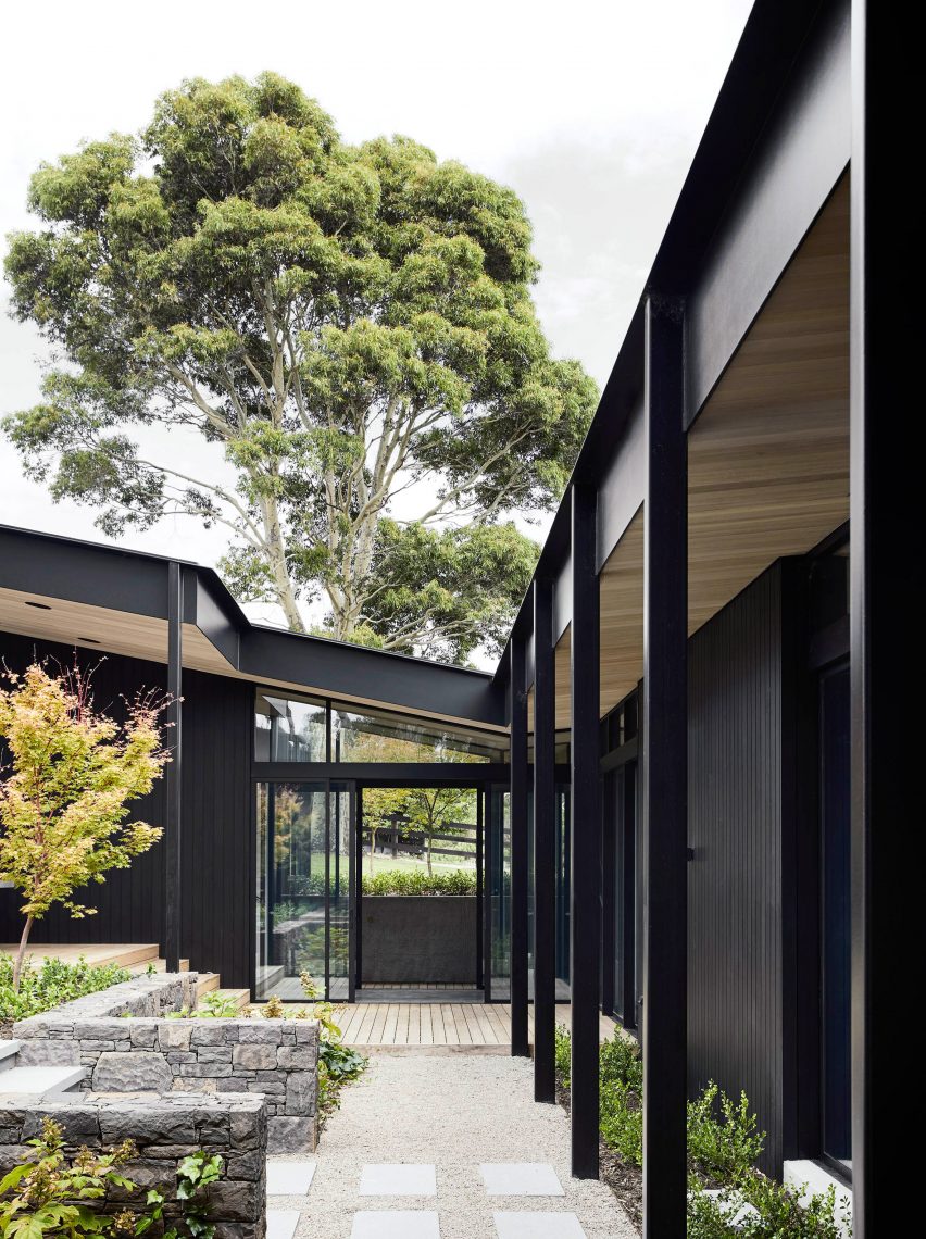 Carr's Red Hill Farm House is inspired by modernism and agricultural architecture