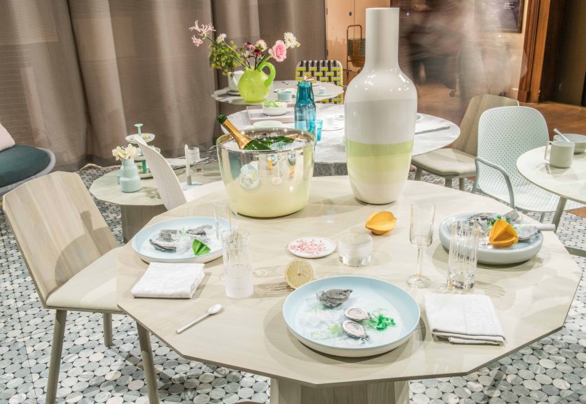 Scholten & Baijings installs contemporary tea party inside London's historic Fortnum & Mason store