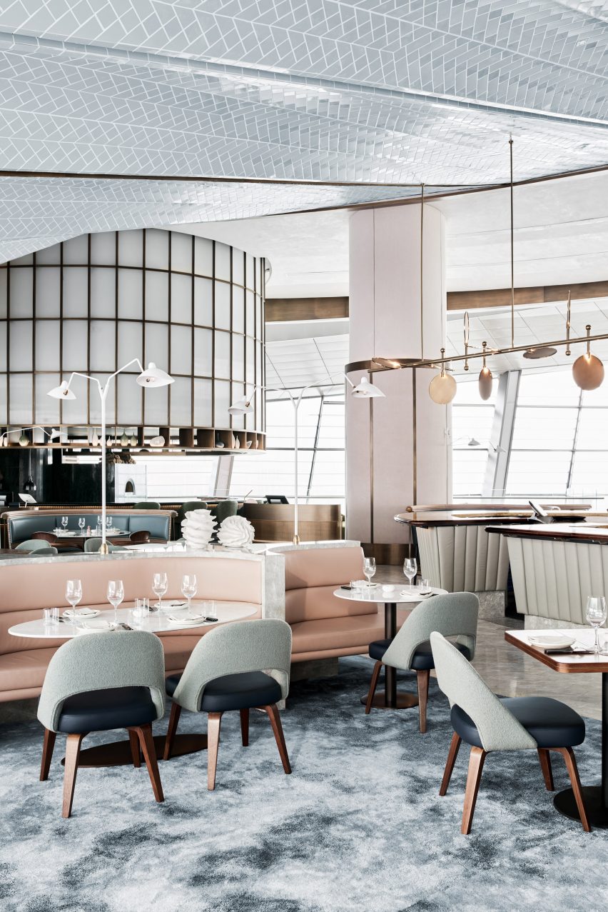 Alexander & Co create an ocean-themed rooftop restaurant in Dubai