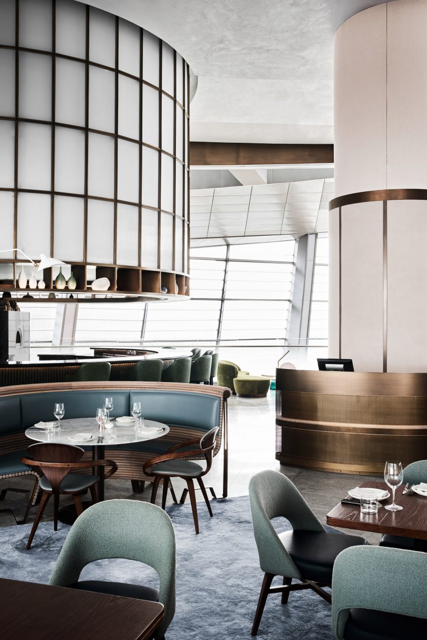 Alexander & Co create an ocean-themed rooftop restaurant in Dubai