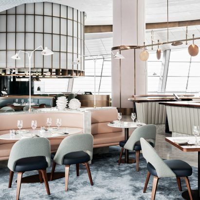 Alexander & Co create an ocean-themed rooftop restaurant in Dubai