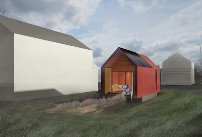 Cleveland firm Redhouse Architecture is planning to recycle derelict homes by combining waste materials from demolitions with mushroom mycelium, creating new building materials.