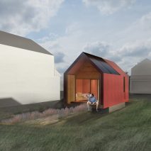 Cleveland firm Redhouse Architecture is planning to recycle derelict homes by combining waste materials from demolitions with mushroom mycelium, creating new building materials.