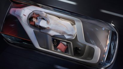 Volvo's 360c concept condenses the home into the car