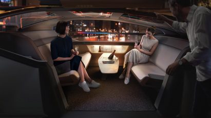 Volvo's 360c concept condenses the home into the car