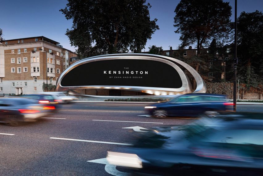 Billboard by Zaha Hadid Design for JCDecaux