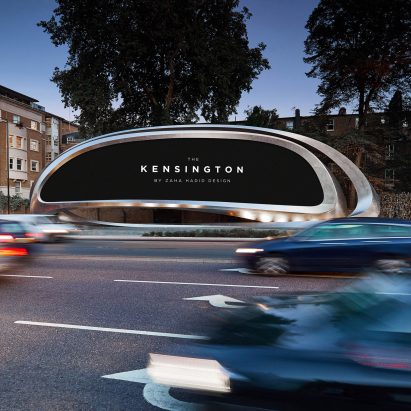 Billboard by Zaha Hadid Design for JCDecaux