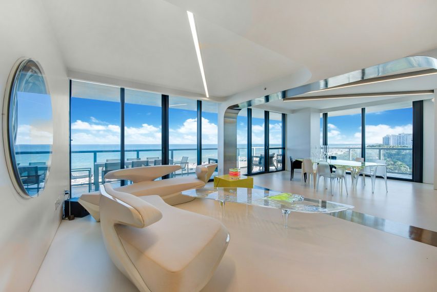 Zaha Hadid's Miami apartment
