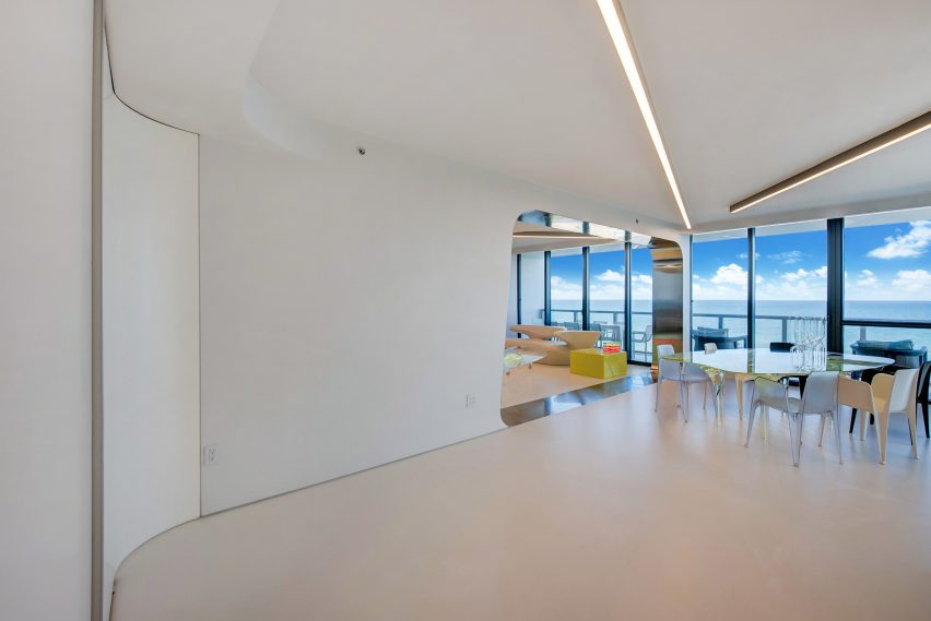 Zaha Hadid's Miami apartment