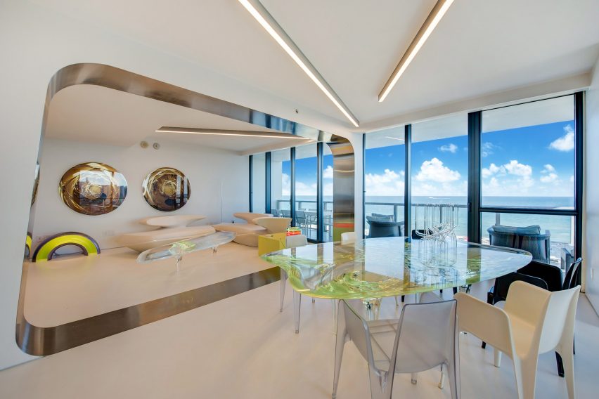 Zaha Hadid's Miami apartment