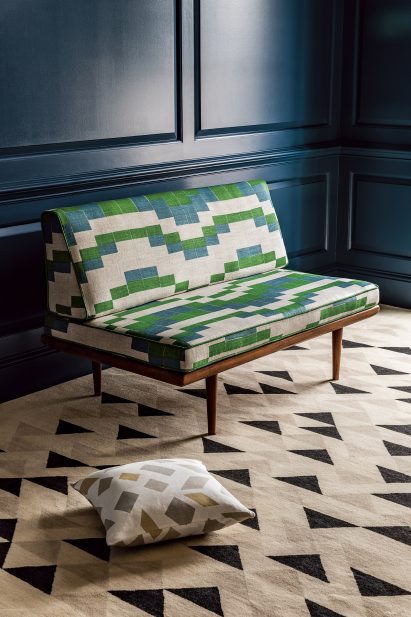 Christopher Farr launches two patterned fabrics from the Anni Albers archive
