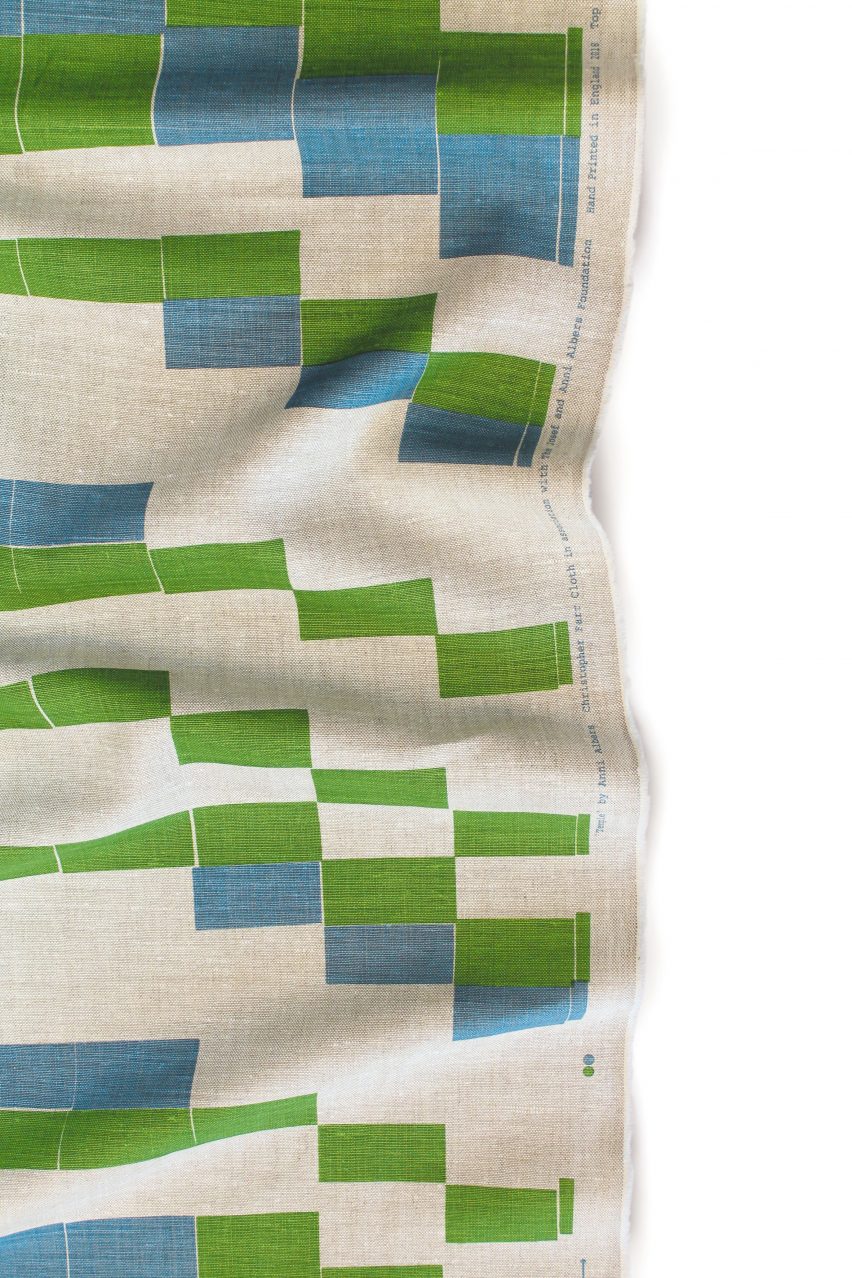 Christopher Farr launches two patterned fabrics from the Anni Albers archive