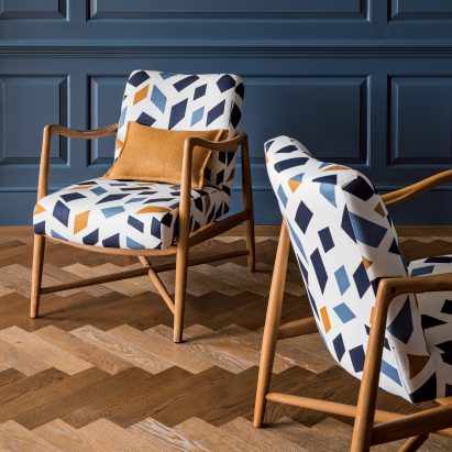 Christopher Farr launches two patterned fabrics from the Anni Albers archive